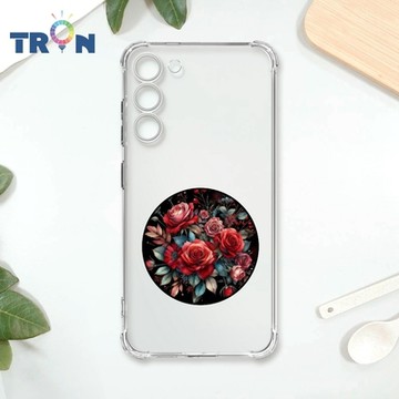 TRON 三星 S23 PLUS 花顏花語玫瑰系列 四角防摔 軟殼 手機殼
