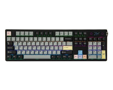 其它品牌 EPOMAKER 創世玩家 TH108 PRO 全尺寸三模 智慧螢幕 RGB 機械鍵盤 黑色