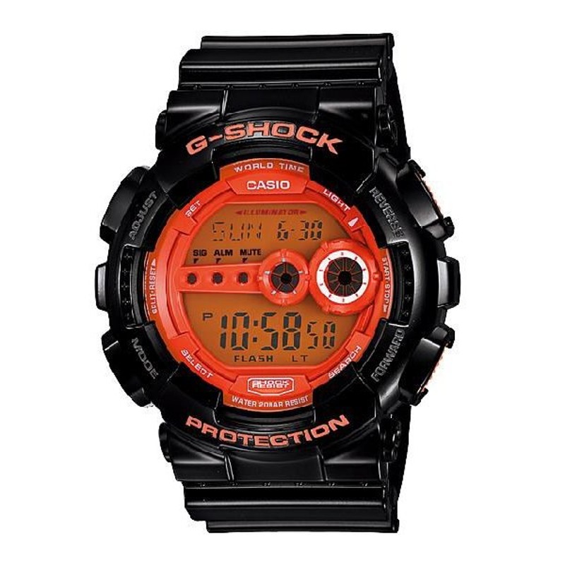 G-SHOCK　CASIO　GD 100HC ブラック×オレンジ