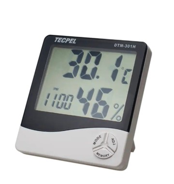 泰菱電子◆大字幕溫濕度計/時鐘/鬧鐘 家用 數字 電子式溫溼度計 DTM-301H