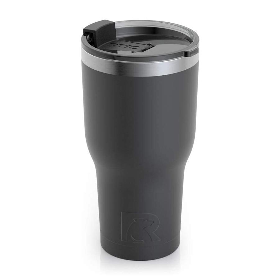 RTIC 30 OZ INSULATED TUMBLER STAINLESS STEEL COFFEE TRAVEL MUG WITH LID, SPILL PROOF, HOT BEVERAGE AND COLD, PORTABLE THERMAL CUP FOR CAR, CAMPIN