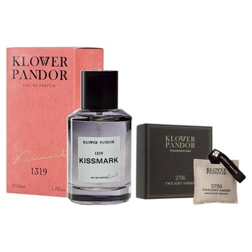 KP記憶香氛 台灣公司貨 輕香日常組 印記玫瑰香水 + 暮光琥珀 空間香氛包  1套