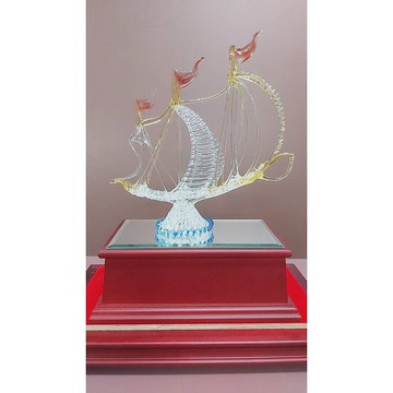 琉璃 一帆風順 退休禮物 升遷禮物 開幕送禮 新婚送禮 新居送禮