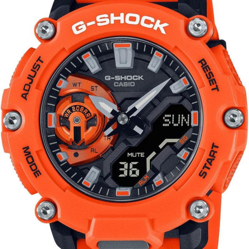 G-SHOCK ジーショック GA-2200M-4AJF カーボンコアガード構造 オレンジ