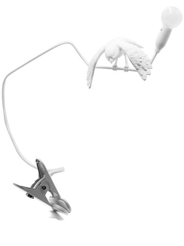 Seletti - sparrow-taking-off table lamp - unisex - Resin/Steel - One Size - White