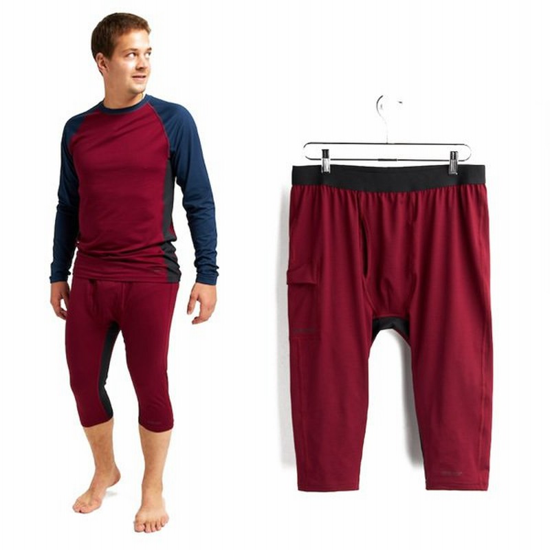 L】BURTON メンズ インナー Men's Burton Midweight X Base Layer Three-Quarter Boot  Pants（Mulled Berry/B） 通販 LINEポイント最大0.5%GET | LINEショッピング