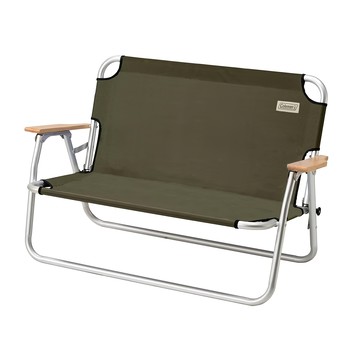 Coleman 輕鬆摺疊長椅 CM-33807M000 3.8kg 綠橄欖 戶外露營休閒長椅  1個