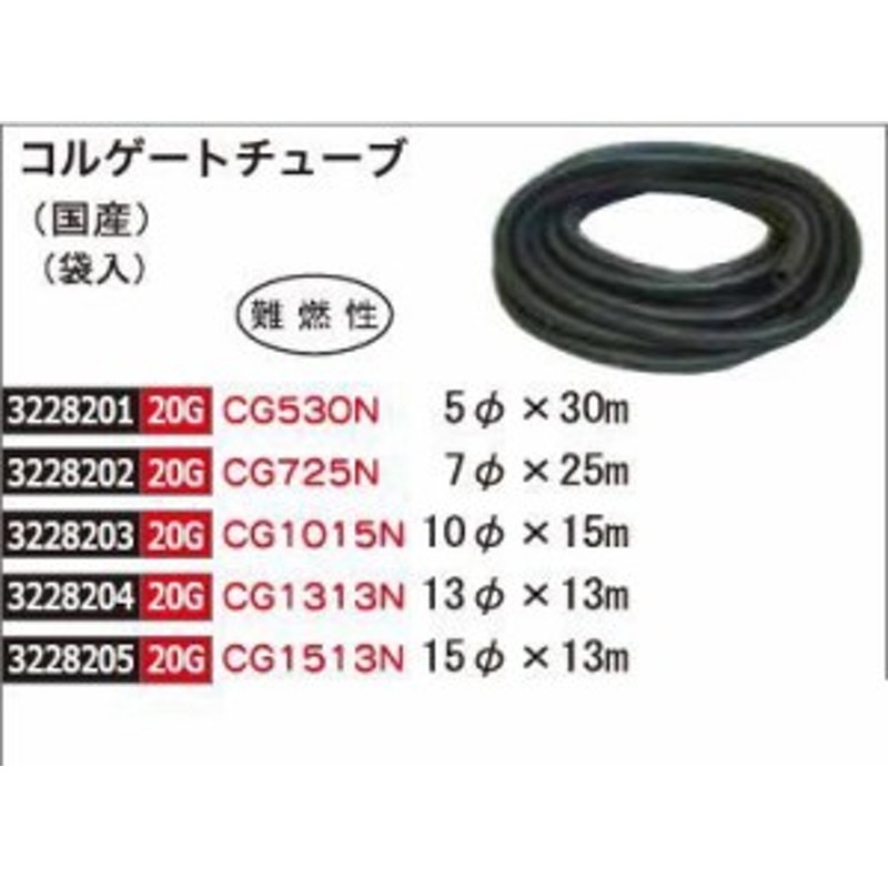 コルゲートチューブ（国産） 7φ×25ｍ ＣＧ725Ｎ 電装関連 配線束ね 電線【REX2018】自動車整備 ハーネスーネス 配線 通販  LINEポイント最大1.0%GET LINEショッピング