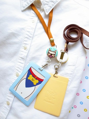 戴+夾伸縮識別證,多款圖案