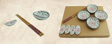 竹筷子餐具十二件套裝禮品 中國風文化禮品 出國禮品送外賓外教-