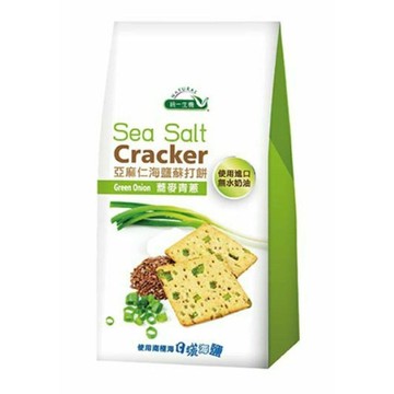 【統一生機】蕎麥青蔥亞麻仁海鹽蘇打餅2件組