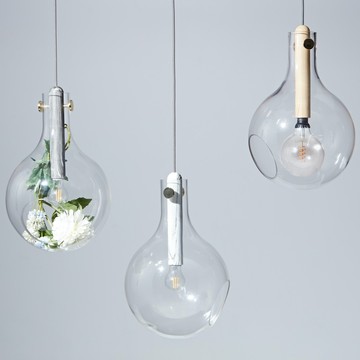 camino｜SOLANO 泡泡燈  大理石黑 大理石白 自然原木 三色 - 大理石優雅白