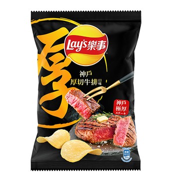 樂事波樂洋芋片/神戶厚切牛排/59.5g