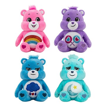 【正版授權】Care Bears 絨毛玩偶 9吋 閃亮版 娃娃 玩偶 愛心熊 彩虹熊