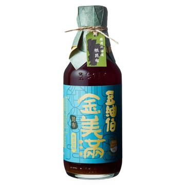 豆油伯 昆布金美滿釀造醬油  1個  300ml