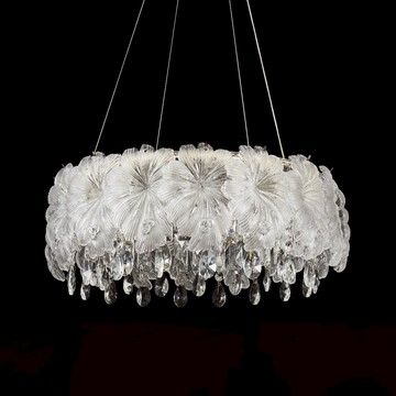 94W水晶玻璃三色變光吊燈 B157-58-001-1