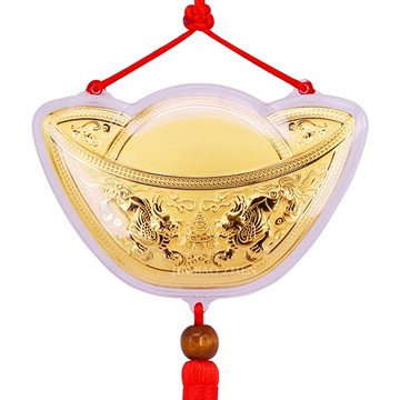 貔貅招財元寶11cm-神明金牌 (0.03錢)