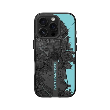 iPhone 16 Pro Clear 酷墨灰 - JOCR - San Francisco (Black Logo)