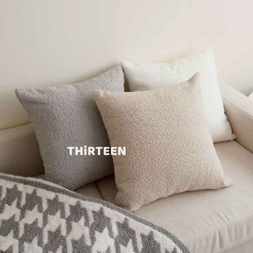 THiRTEEN拾叁家居◖雲朵奶霜肌理抱枕 韓系奶油風格抱枕套 靠枕 枕頭 靠墊 腰靠 沙發靠枕 北歐靠墊