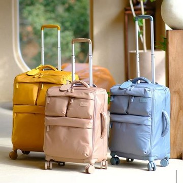 AIRWAY超輕僅2.1kg無紡布旅行箱多口袋靜音萬向輪24防水20登機箱