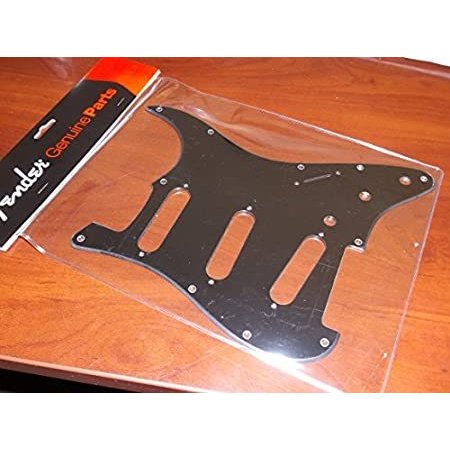 Fender 11 Hole Modern Ply Stratocaster SSS Pickguard Black