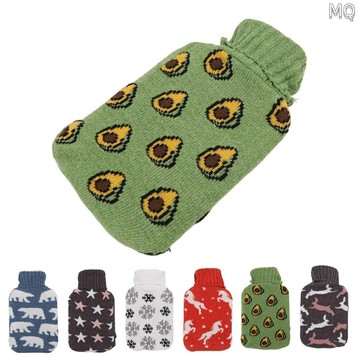 全新 2000ML Hot Water Bottle Bag with Soft Knitted Cover