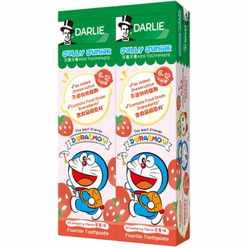 好來DARLIE 兒童牙膏 草莓口味 60gX2入 (年齡 6 ~12 歲)