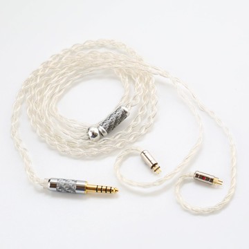 石墨烯單晶銅混合鍍銀耳機升級線【M112】mmcx 3.5 4.4平衡