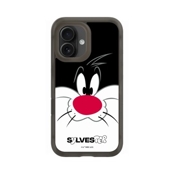 iPhone 16 AirX 本質黑 - 樂一通 Looney Tunes - 大臉傻大貓