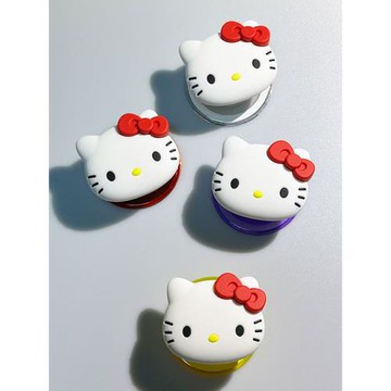 KT凱蒂貓支架·Magsafe磁吸可愛卡通手機氣囊支架伸縮硅膠泡泡騷