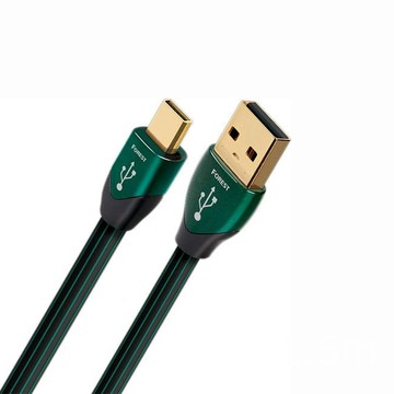 Audioquest 《原廠福利品》美國  USB-Digital Audio Forest 傳輸線 (A-Micro) 1.5M