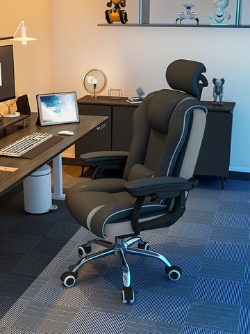 家用電腦椅電競椅舒適久坐遊戲書房辦公沙發椅靠背椅直播升降轉椅