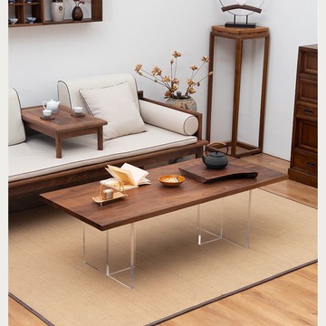 限時減免！免運 臺桌腿 臺腳 亞克力桌腿 T型腿 餐桌桌腿島臺透明亞克力巖板實木懸浮隱形餐臺腳T型腿一字型定制 特價出 八折下殺 可開發票