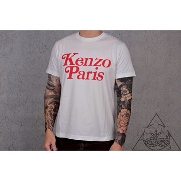 【HYDRA】Kenzo by Verdy Loose T-shirt 白紅 合身版【FE52TS1184SO】
