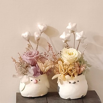 畢業玫瑰向日葵盆花|新品永生花乾燥花謝師禮物生日送禮線下取貨