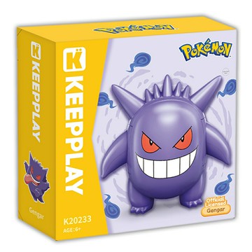 《Qman 啟蒙積木》寶可夢 圓頭系列積木 耿鬼 東喬精品百貨