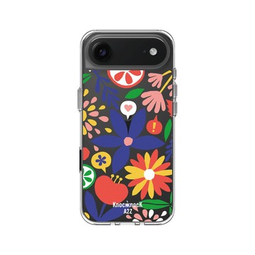 iPhone Air Clear Case（相機按鈕） 透明 - Knock Knock A2Z - 想放假的熱帶花朵