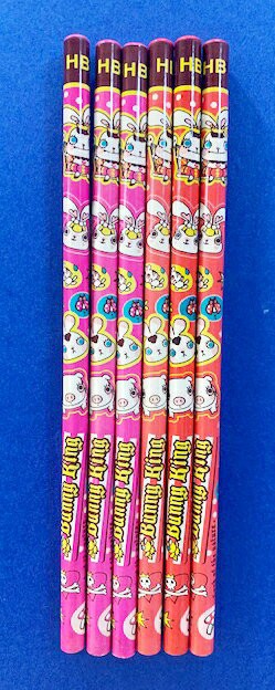 【震撼精品百貨】 Bunny King 邦尼國王兔 香港邦尼兔 盒裝鉛筆6入(HB)-粉#72408 震撼日式精品百貨