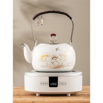 創典 316不銹鋼平底壺電磁爐專用燒水壺家用電陶爐煮茶壺套裝茶具