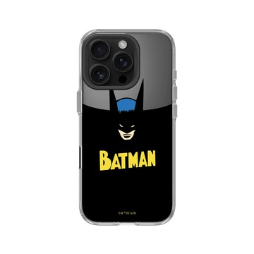 iPhone 16 Pro Clear Case（相機按鈕） 透明 - Batman 蝙蝠俠 - 復古版