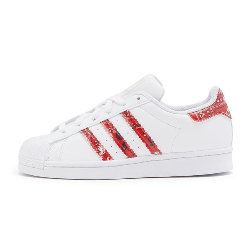 Adidas アディダス Superstar W スーパースター Gz9156 Abc Mart限定 Fwht Cwht Red 22cm ホワイト 通販 Lineポイント最大1 0 Get Lineショッピング