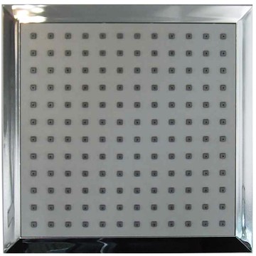 雙手萬能 時尚8吋方型頂噴蓮蓬頭，144個TPR出水孔，水流均勻  97528  1個