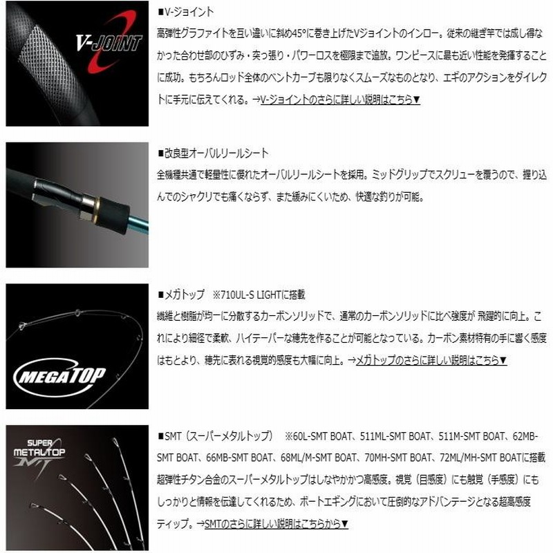 エギングロッド ダイワ エメラルダス AGS 62MB-SMT BOAT エギングロッド ダイワ エメラルダス AGS 62MB-SMT BOAT