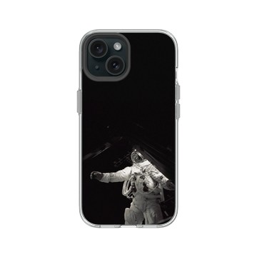 iPhone 15 Clear 透明 - NASA - Gemini 4 - Astronaut White Walking In Space