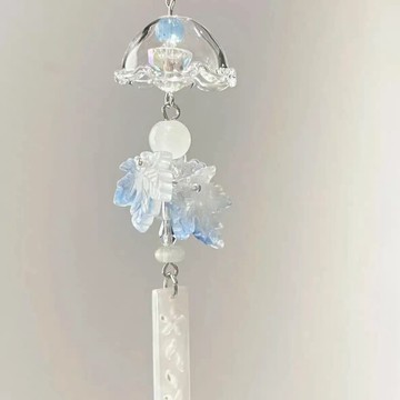 台灣現貨⭐楓葉風鈴掛件 冰雪楓葉掛飾 手機殼掛繩 少女背包鑰匙扣 手機掛飾 小吊飾 車載裝飾 畢業小禮物 飾品 批發