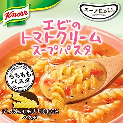 味の素 クノール スープ DELI エビのトマトクリームスープパスタ 41.2g×6個 (カップスープ スープ パスタ 食品 まとめ買い)