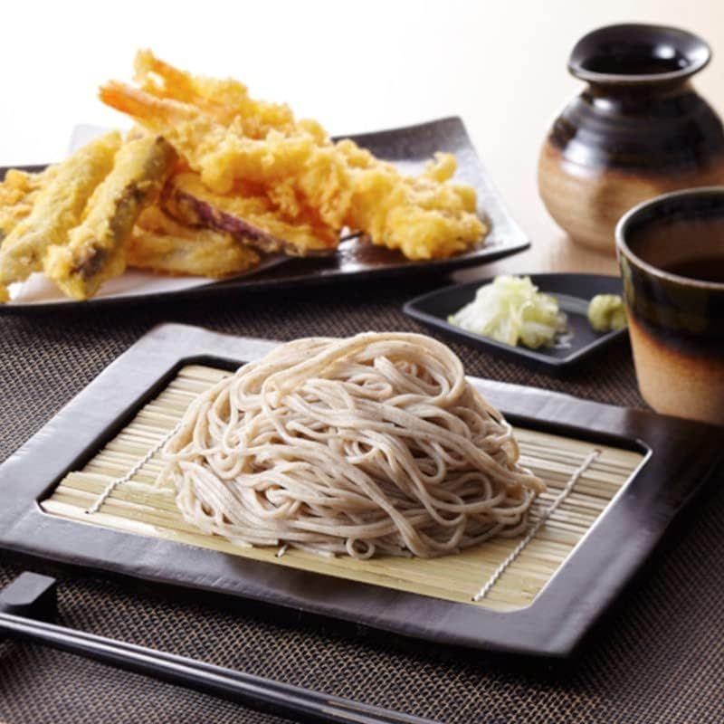 超粗挽き生蕎麦 (なまそば) 9人前 麺のみ (50g×18食) 業務用 冷凍