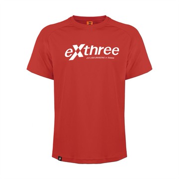 羽球類用品 經典Logo T恤-橘紅 S (BMT069)