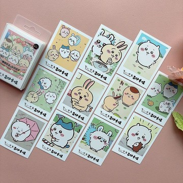 🌞包包優選寶藏品🌟🌟吉伊卡哇小卡可愛動漫周邊收藏卡書籤留言卡Chiikawa明信片賀卡🌞