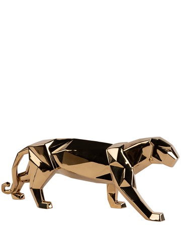 Golden Panther Figurine